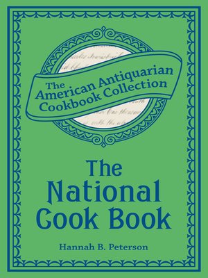 cover image of The National Cook Book
